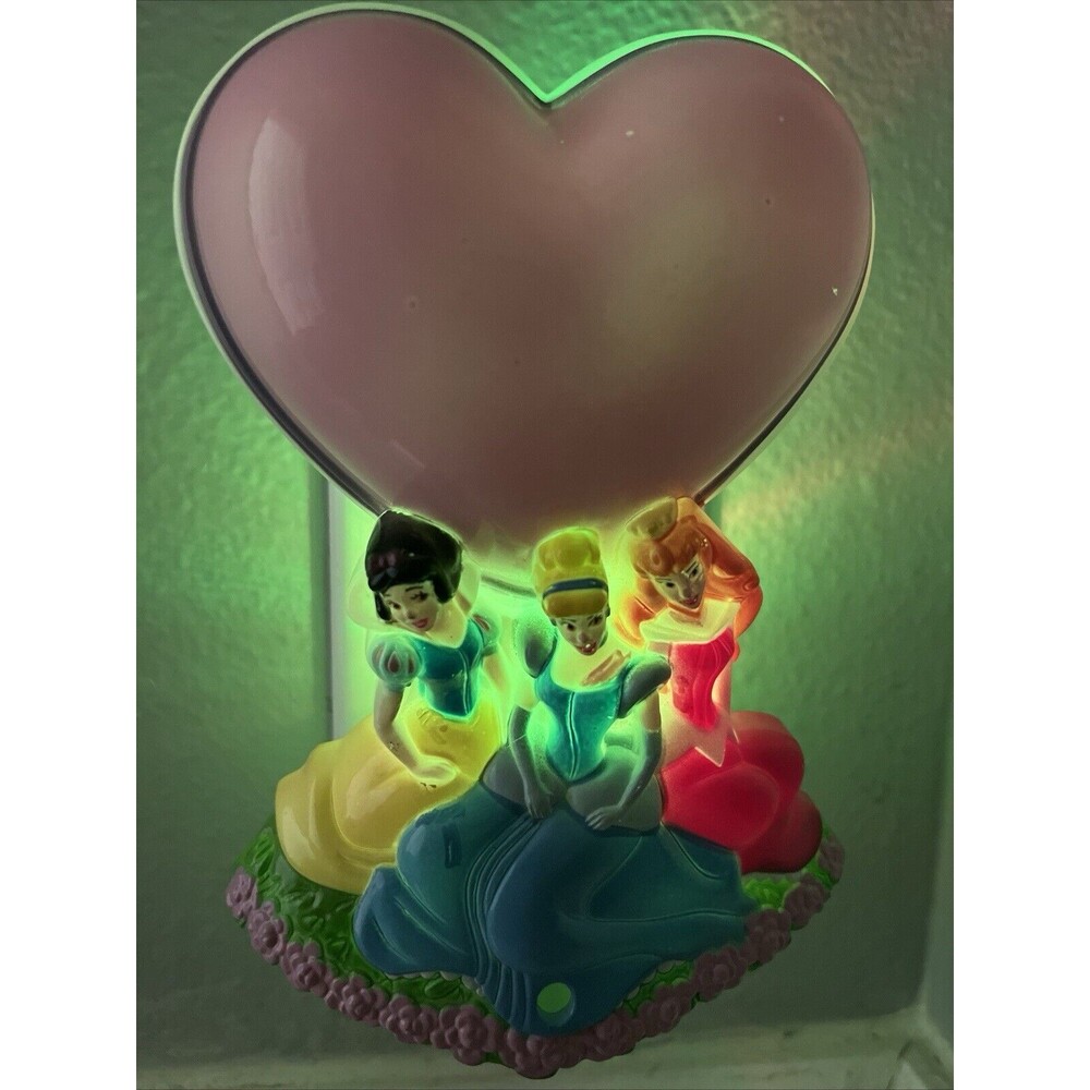 Disney Princess night light Snow White Cinderella Sleeping Beauty decor girl